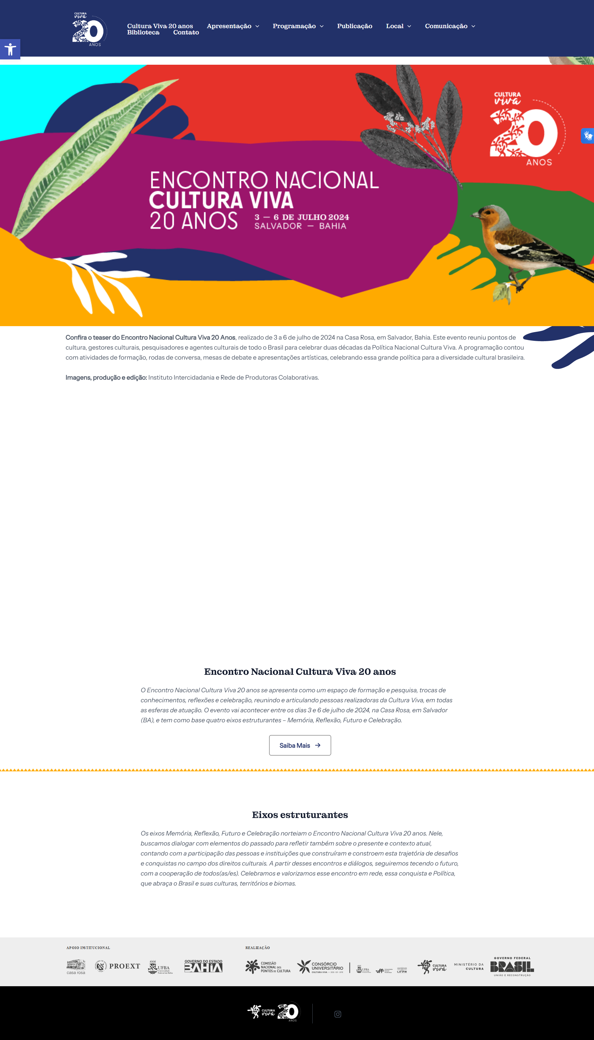Cultura Viva 20 Anos